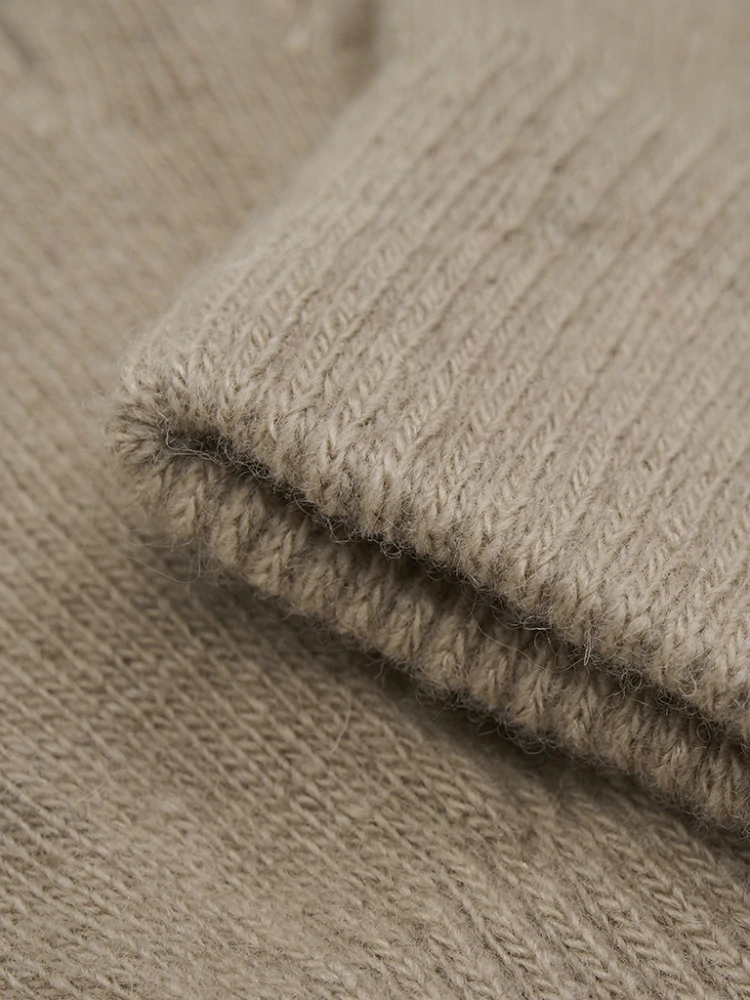 Merino pletené rukavice CeLaVi - White pepper melange
