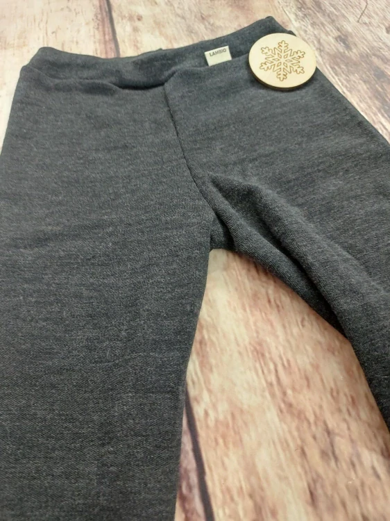 Zimní MERINO legíny Lambio - Antracit*