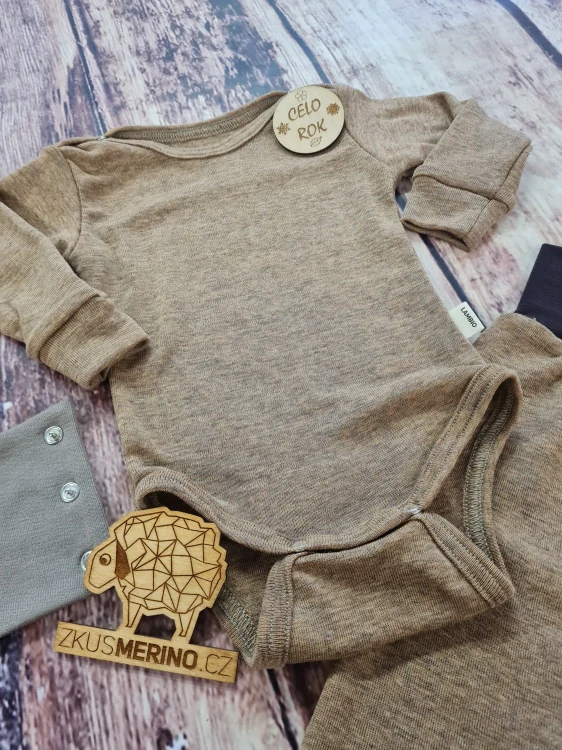 Rostoucí celoroční MERINO komplet Lambio, DR - Třtina (kaisla)*