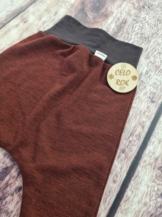 Rostoucí celoroční MERINO harémky Lambio - Rubín