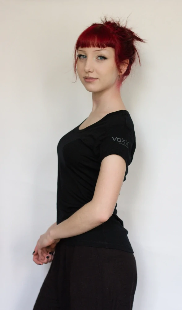 VoXX dámské tričko MERINOWOOL 11 slim, KR - Černé