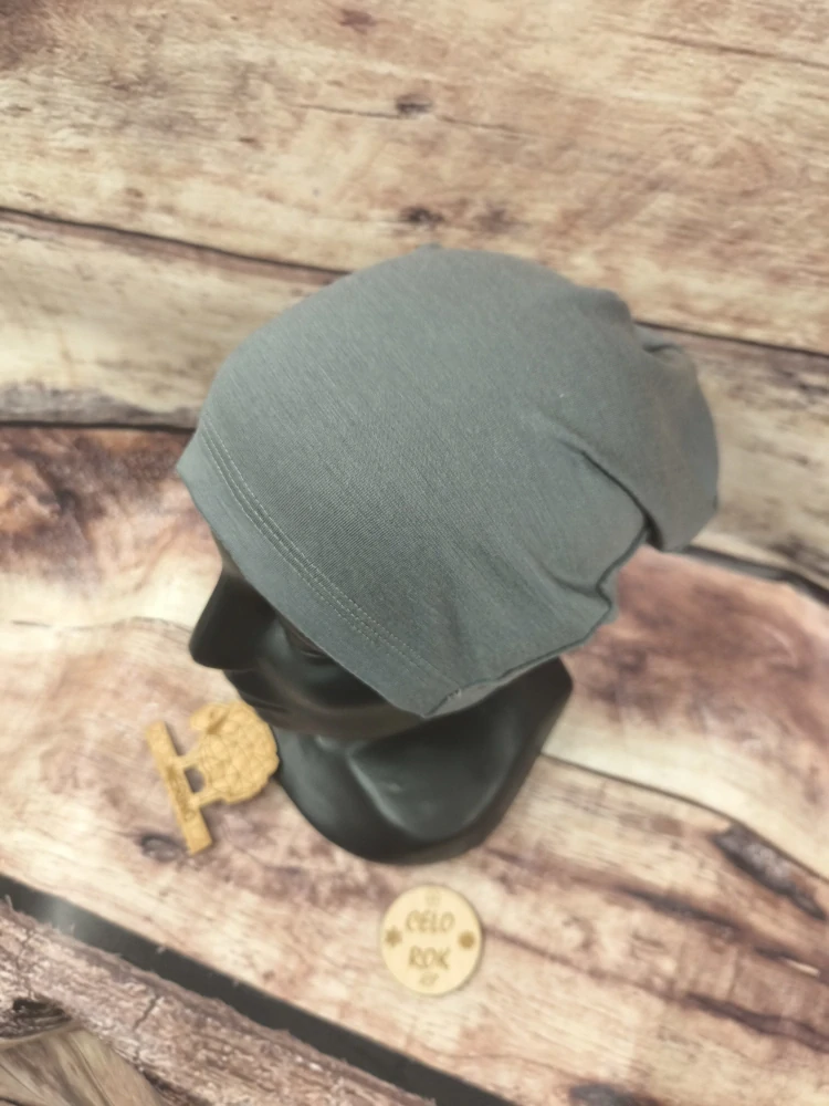 Celoroční MERINO/LYCRA čepice ZM Basic pro dospělé - Tmavě šedá