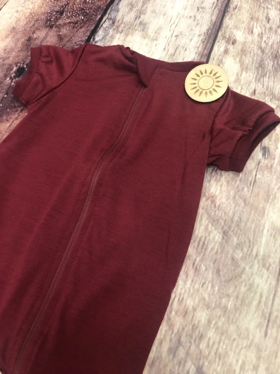 Rostoucí letní MERINO overal Lambio, KR - Javor