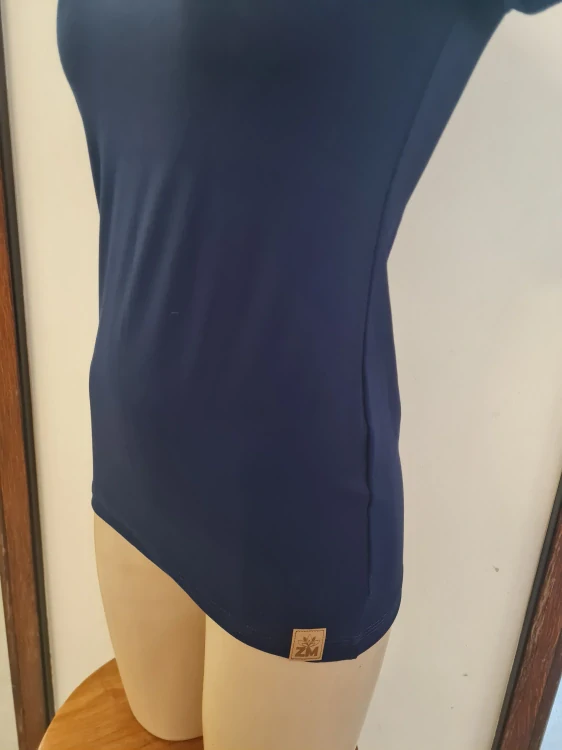 Dámské bambusové tričko ZM Basic, KR - Marine*