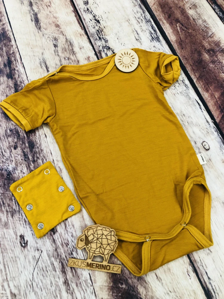 Rostoucí letní MERINO body Lambio, KR - Kari