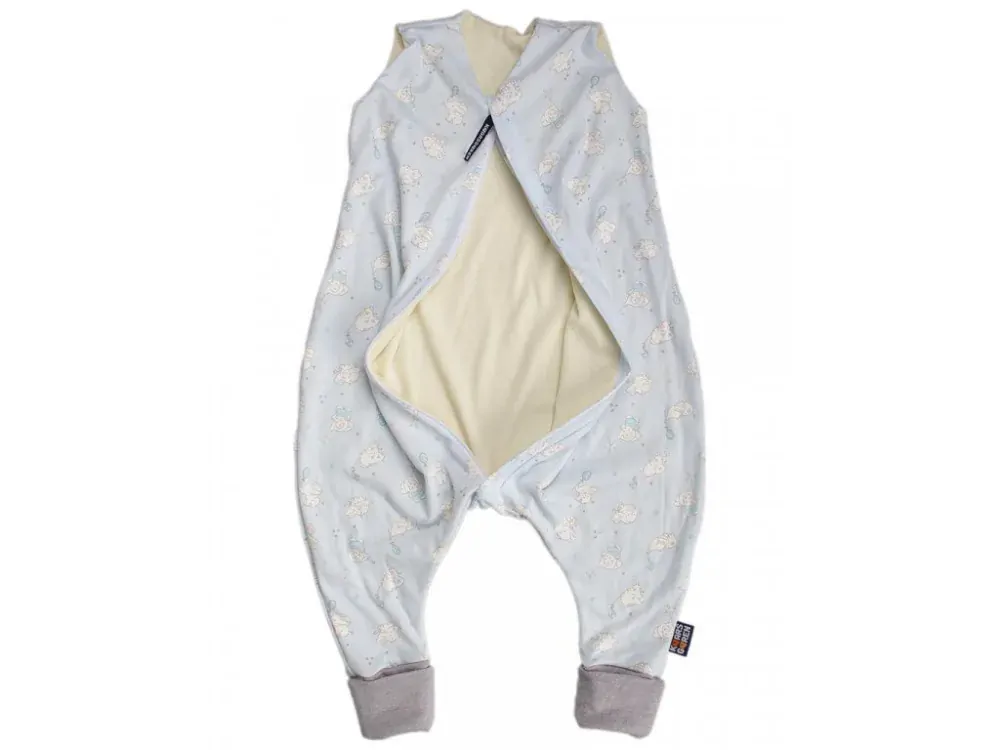 MERINO SPACÍ PYTEL S NOŽIČKAMI - SLON modrý