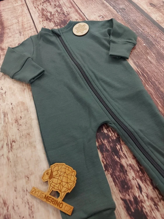 Rostoucí zimní MERINO overal Lambio, DR - Šalvěj