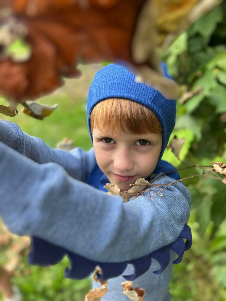 Merino kukla ManyMonths - Classic Blue