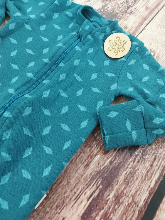 Rostoucí zimní MERINO overal Lambio, DR - Diamant petrol