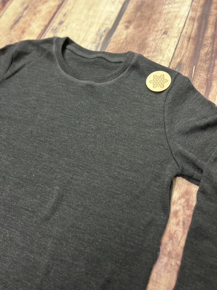 Pánské zimní MERINO tričko ZM Basic, DR - Antracit