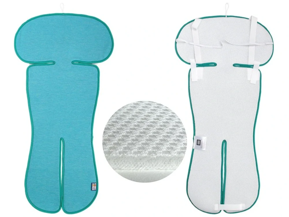 Univerzální 3D letní merino podložka Kaarsgaren - 9-36kg - aqua