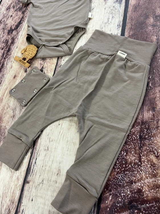 Rostoucí letní MERINO komplet Lambio, KR - Oříšek*