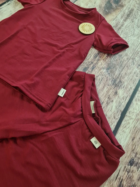 Dětský letní merino/lycra komplet/pyžamo Lambio, KR - Javor