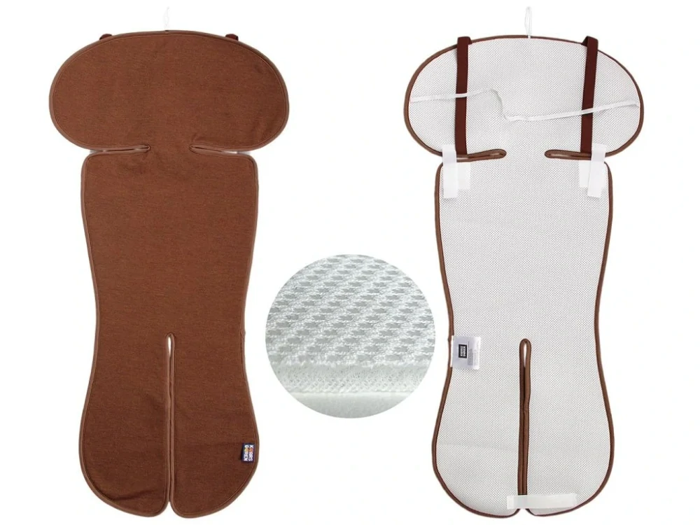 Univerzální 3D letní merino podložka Kaarsgaren - 9-36kg - hnědá
