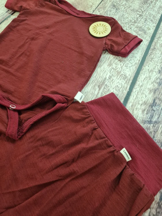 Rostoucí letní MERINO komplet Lambio, KR - Javor*