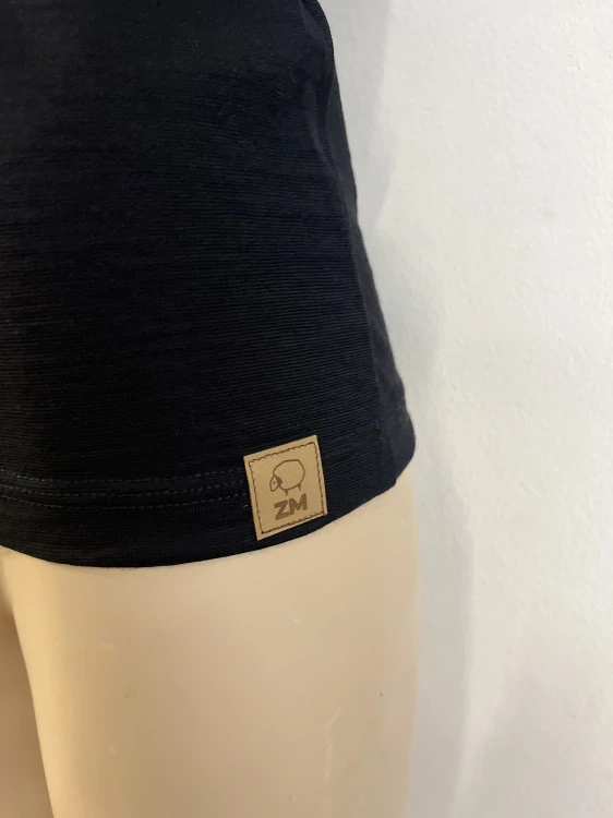 Dámské letní MERINO kojící tričko ZM Basic, KR - Černé