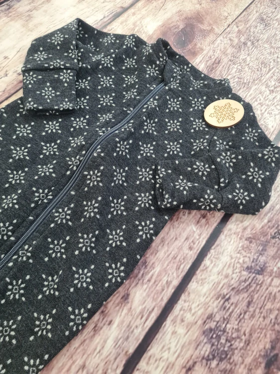 Rostoucí zimní MERINO overal Lambio, DR - Polárka antracit