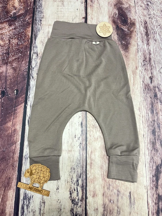 Rostoucí zimní MERINO harémky Lambio -  Oříšek*