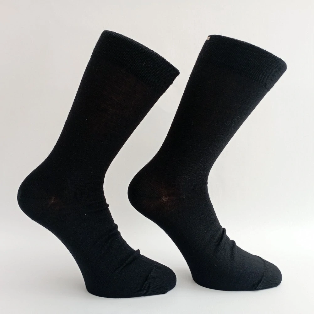 Ponožky Trepon pro dospělé - Vlnka - černé