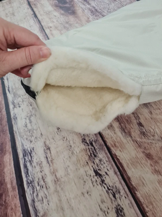 Merino rukávník - krémový 