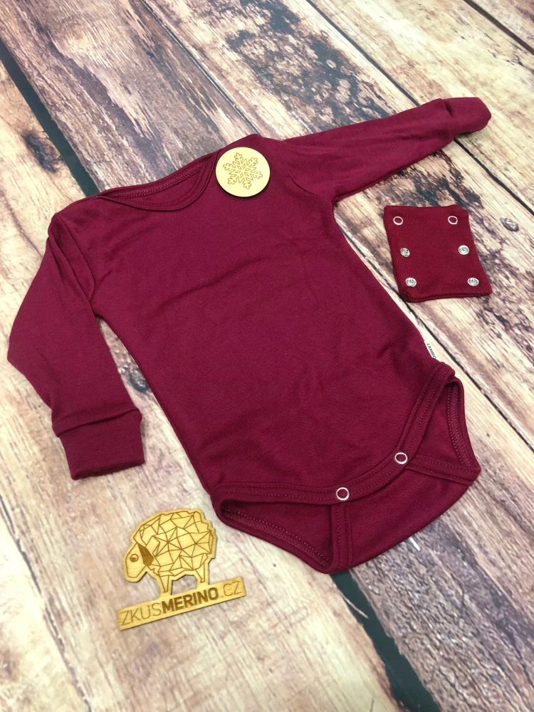 Rostoucí zimní MERINO body Lambio, DR - Javor*