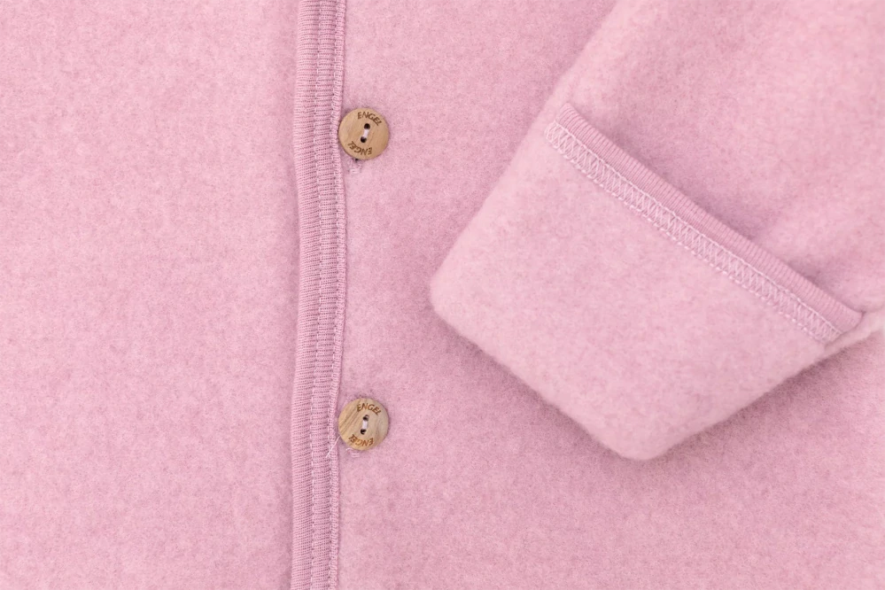 Merino fleece overal Engel - Růžový