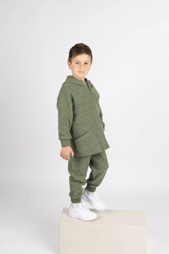 Merino bundička Engel, vařená vlna - Šalvějová