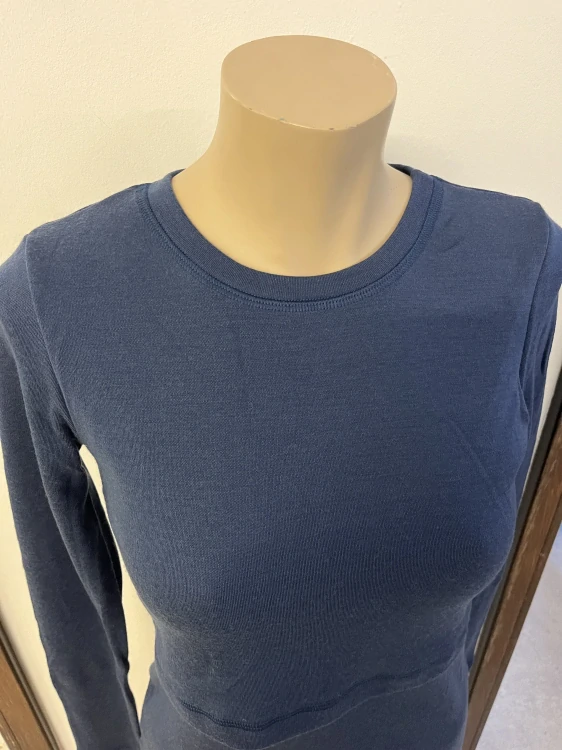 Dámské zimní MERINO kojící tričko ZM Basic, DR - Marine