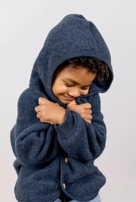 Merino mikina Engel - Tmavě modrá