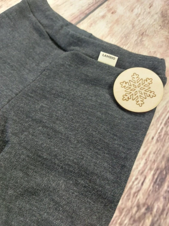 Zimní MERINO legíny Lambio - Antracit*