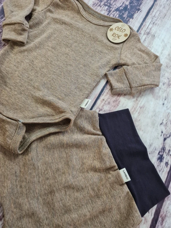 Rostoucí celoroční MERINO komplet Lambio, DR - Třtina (kaisla)*