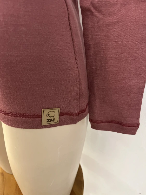 Dámské zimní MERINO tričko ZM Basic, DR - Deco rose