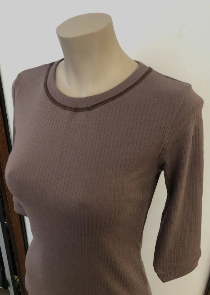 Dámské celoroční MERINO tričko ZM Basic 3/4 rukáv - Zinek žebro