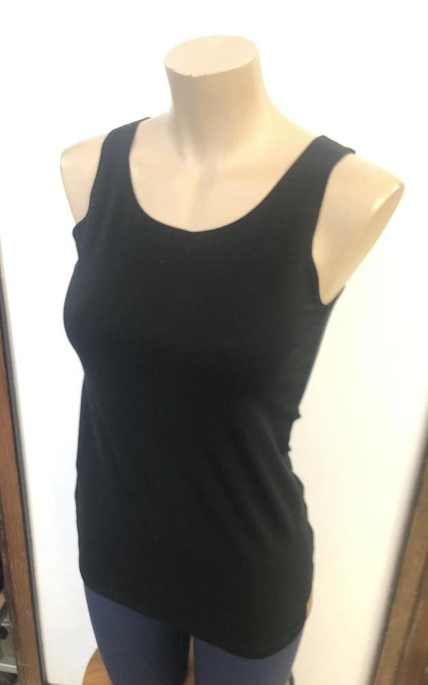 Dámské celoroční MERINO/LYCRA tílko ZM Basic - Černé