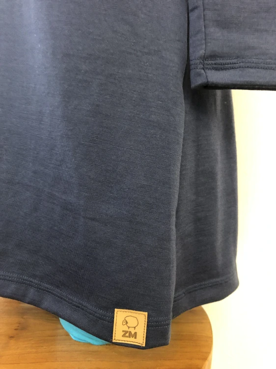 Merino/lycra tunika/šaty ZM Basic, DR - Tmavě modrá