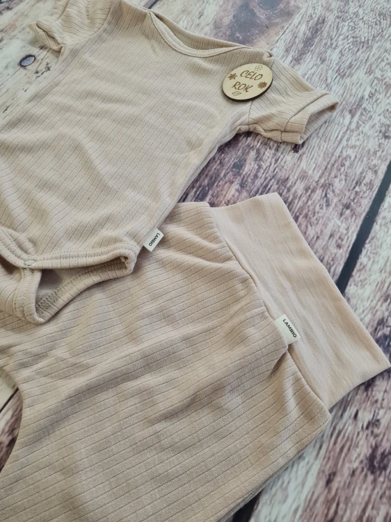 Rostoucí celoroční MERINO komplet Lambio, KR - Pískové žebro*