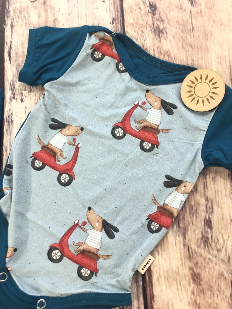 Rostoucí bambusové body Lambio, KR - Vespa/petrolej