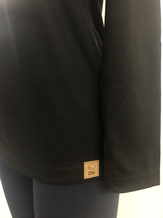 Dámské letní MERINO tričko ZM Basic, DR - Černé