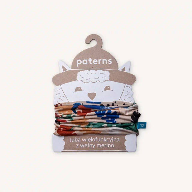 Merino nákrčník Paterns - Woods