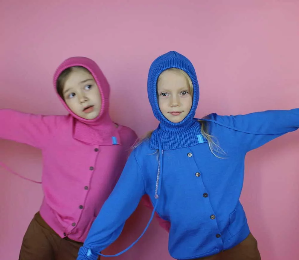 Merino kukla Paterns - Modrá