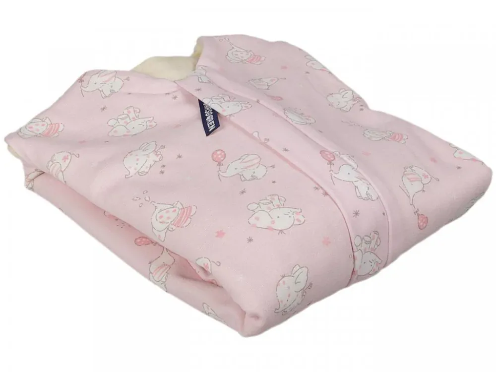 MERINO SPACÍ PYTEL S NOŽIČKAMI - SLON růžový