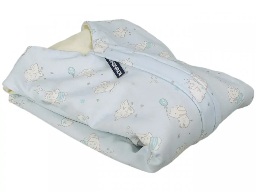 MERINO SPACÍ PYTEL S NOŽIČKAMI - SLON modrý