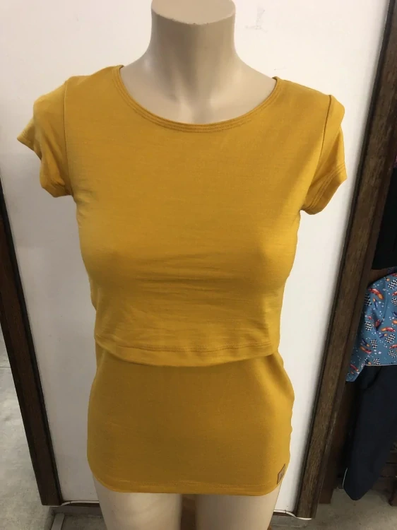 Dámské celoroční MERINO/LYCRA kojicí tričko ZM Basic, KR - Kari