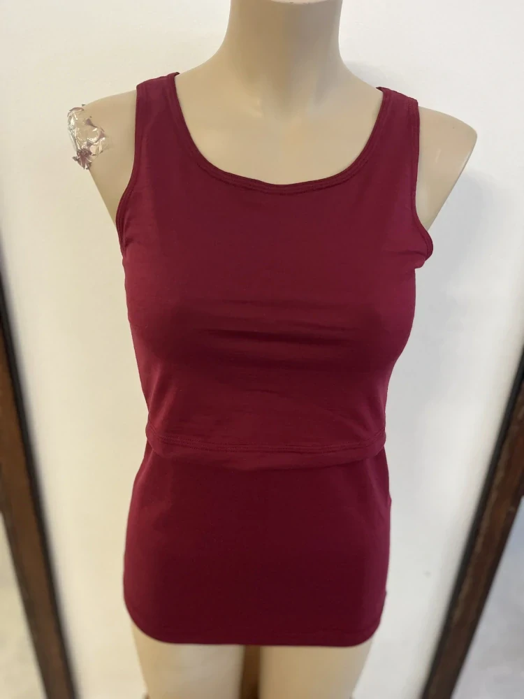 Dámské MERINO/LYCRA kojicí tílko ZM Basic - Javor