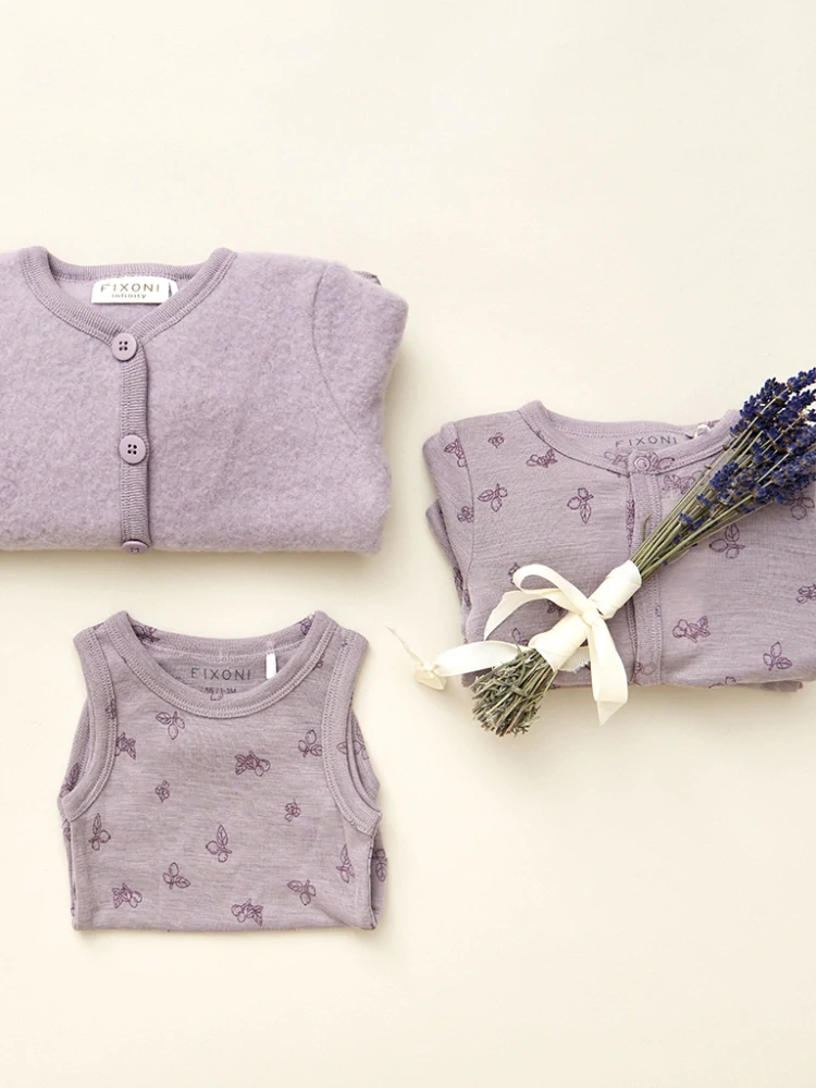 Celoroční merino/hedvábí overal Fixoni - Celopotisk - Nirvana