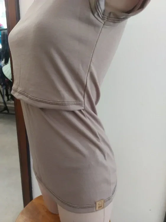 Dámské letní MERINO kojící tričko ZM Basic, KR - Javor