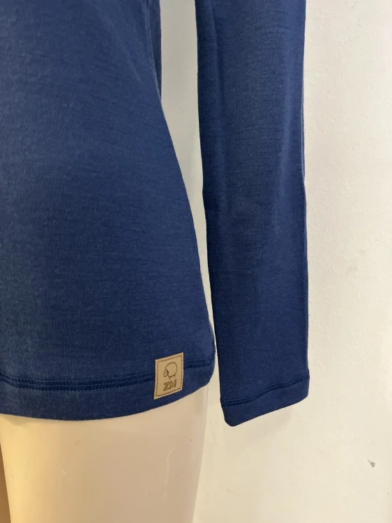 Dámské zimní MERINO kojící tričko ZM Basic, DR - Marine