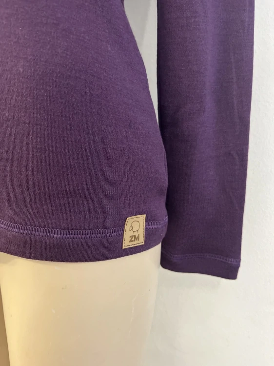 Dámské zimní MERINO kojící tričko ZM Basic, DR - Lilek