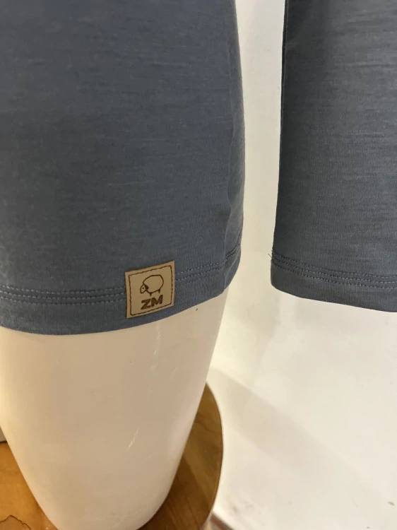 Dámské celoroční MERINO/LYCRA kojící tričko ZM Basic, DR - Středně šedé