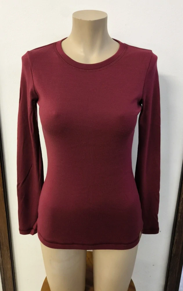 Dámské zimní MERINO tričko ZM Basic, DR - Javor